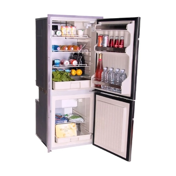 Isotherm® Cruise 195 Refrigerator Freezer Inox Left Hinge