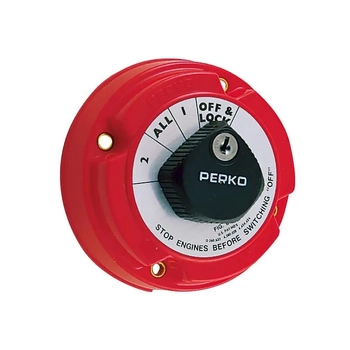 Perko 4 Position Battery Selector Switch With Key Lock Boat Marine