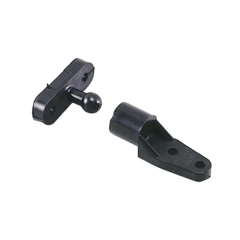 Perko Cupboard Catch Black Plastic (Pr)