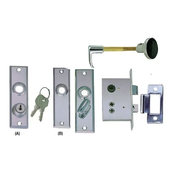 Perko Latch Mortise C/W Key Lock Flush Strike
