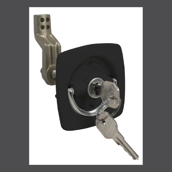 Perko Latch Flush Twist D Ring C/W Key Lock Hatch Catch With O Rings
