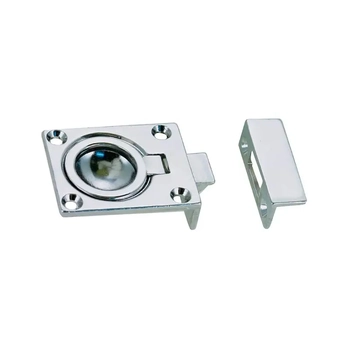 Perko Catch Flush Pull Ring C/P Zinc 57X35Mm