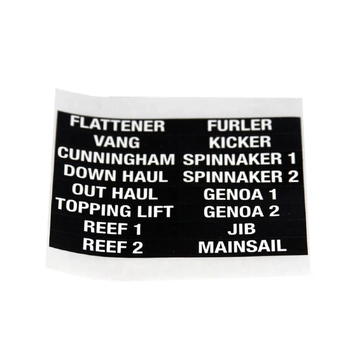 Lewmar Clutch Label Function Sheet Set