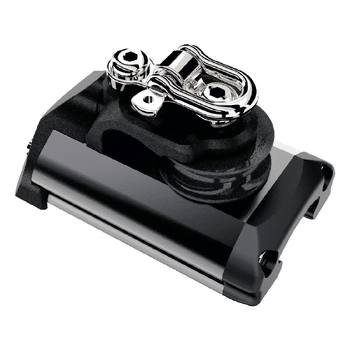 Lewmar Traveler End Stop with  1x Control Line Sheave and Becket