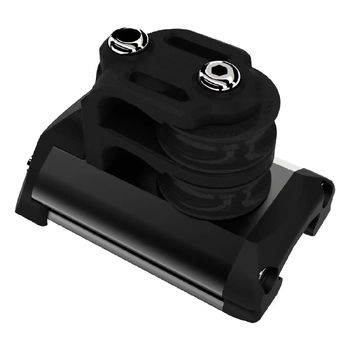 Lewmar Track End Stop with 2x Control Line Sheave Size 2