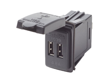 Blue Sea Systems 12/24Vdc Dual Usb 4.8A Swmnt