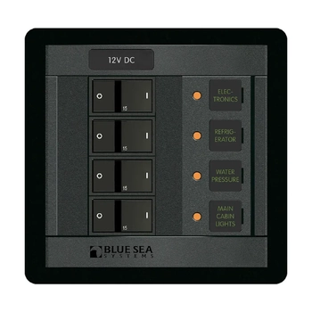 Blue Sea Systems PANEL 360 12VDC 4POS FR