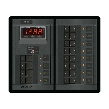 Blue Sea Systems PANEL 360 12VDC 12POS DMM FR