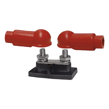 Blue Sea Systems Busbar Dual Stud 3/8In W/Insulators