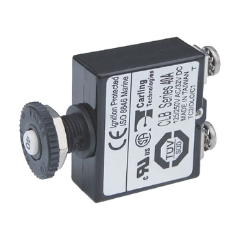 Blue Sea Systems Circuit Breaker Push Button St 40A