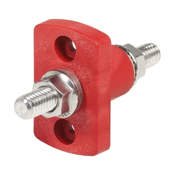 Blue Sea Systems Termsm Feedthrough 3/8-16 Stud Red