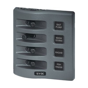 BLA Panel Wd Switch Only 4Pos Gray