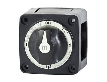 Blue Sea Systems Switch Battery M Selector Blk