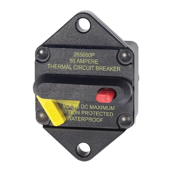 Blue Sea Systems Circuit Breaker, Bus 285 Panel 80 A