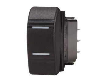 Blue Sea Systems Switch Contura Dpdt On-Off-On Blk