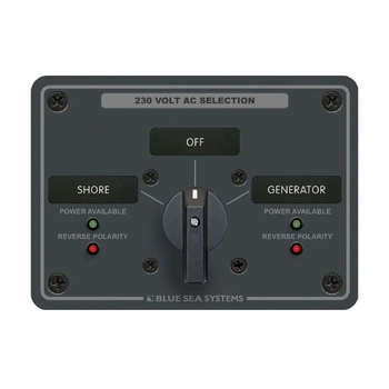 Blue Sea Systems Ac Rotary Panel 230V/30A Off+2