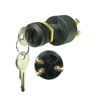Sierra Switch Ignition Poly 3Pos Long 12Vdc