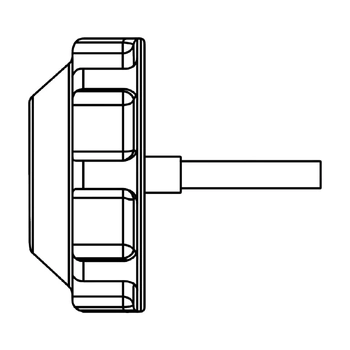 Steering Brake Spinner Plastic White