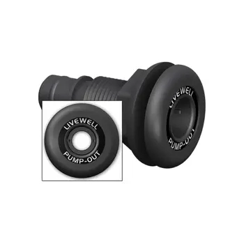 Qwik-Lok Through Hull Pumpout 3/4" Black