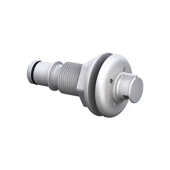 Through Hull Spray Head 3/4" Straight White