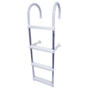 RWB Deluxe 4 Step Boarding Ladder Portable Plastic / Alloy