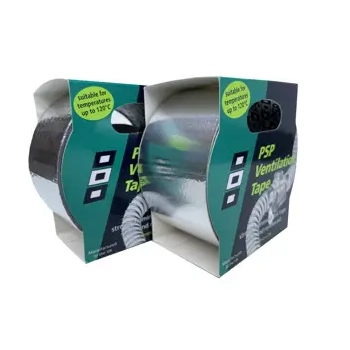 Ventilation Tape - Plain Silver - Alu 50mm x 7M