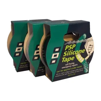 Silicon Tape - Self Fusing Black 25mm x 3M