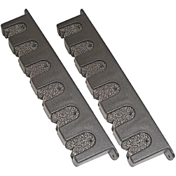 RWB 2x Fishing Rod Rack Holder Black Boat Deck Marine Foam Support 310mm Horizontal