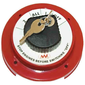 RWB Battery Selector Switch Key Lockable