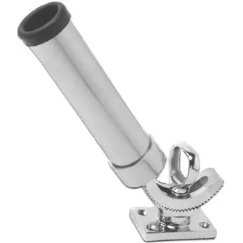 RWB Stainless Steel Rod Holder Adjustable Fishing Pole Ratchet Mount 45mm Tube Boat