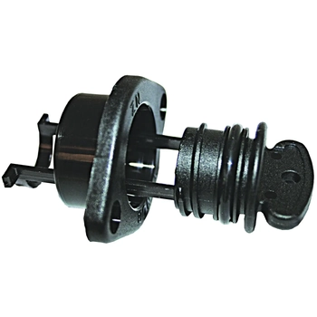 RWB Drain Plug Med Wht (Pkgd)