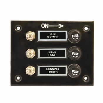 RWB Switch Panel Blk 3 Switch
