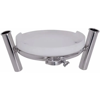 RWB ClampOn Bait Station 2x Rod Holder Stainless Steel