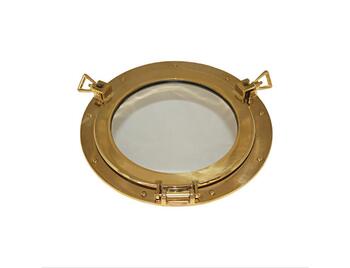 RWB Mirror Brass P/Hole 300Mm