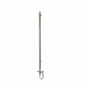 RWB Flag Pole Rail Mount S/S
