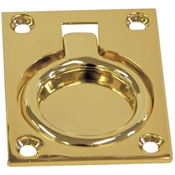 RWB Flush Pull 60 x 47mm PB