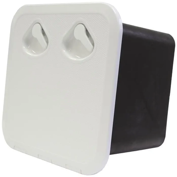 Nuova Rade Deluxe Opening Storage Hatch with Box 380x380 White