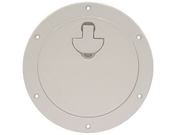 RWB Round Port Hatch with Removable Lid 265mm White