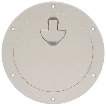 RWB Round Port Hatch with Removable Lid 315mm White