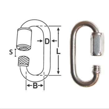 RWB Quicklink S/S 4Mm X 32Mm