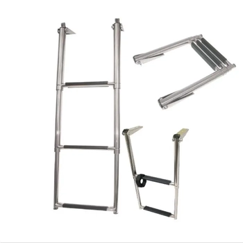 RWB Telescopic 2 Step Ladder Stainless Steel Top Mount