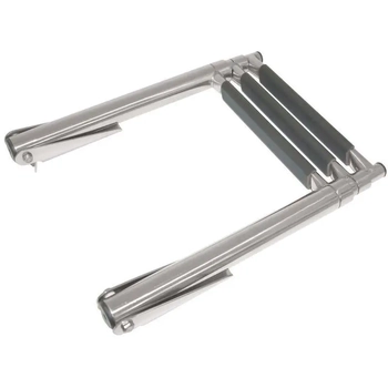 RWB Telescopic 3 Step Ladder Stainless Steel Top Mount