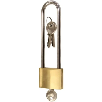RWB Padlock -SS/Brass Long 45