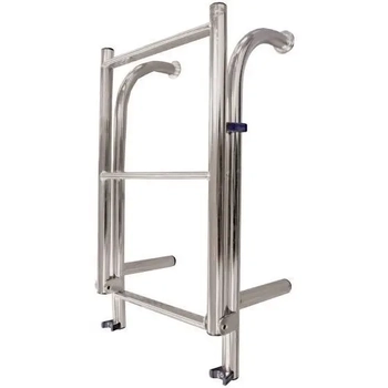 RWB Boarding Yacht Ladder 4 Rung Bolt-On Stainless Steel