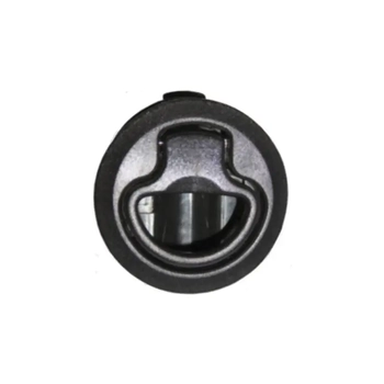 RWB Flush Latch Plast. Black