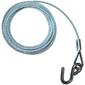 RWB Winch Wire & Hook 5mm x6M
