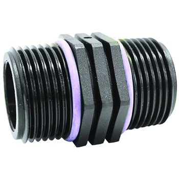 RWB Hex Nipple Hose Connector M-M BSP 1 x3/4