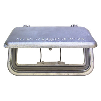 RWB Plain Alloy Scupper Drain Large 240 x 147mm