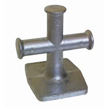 RWB Alloy Cross Bollard 80Mm