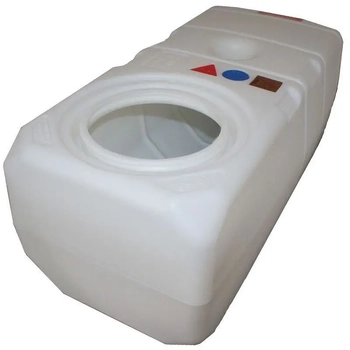 Diablo 78L Universal Rigid Polyethylene Waste Fuel Tank Boat Marine RWB4488
